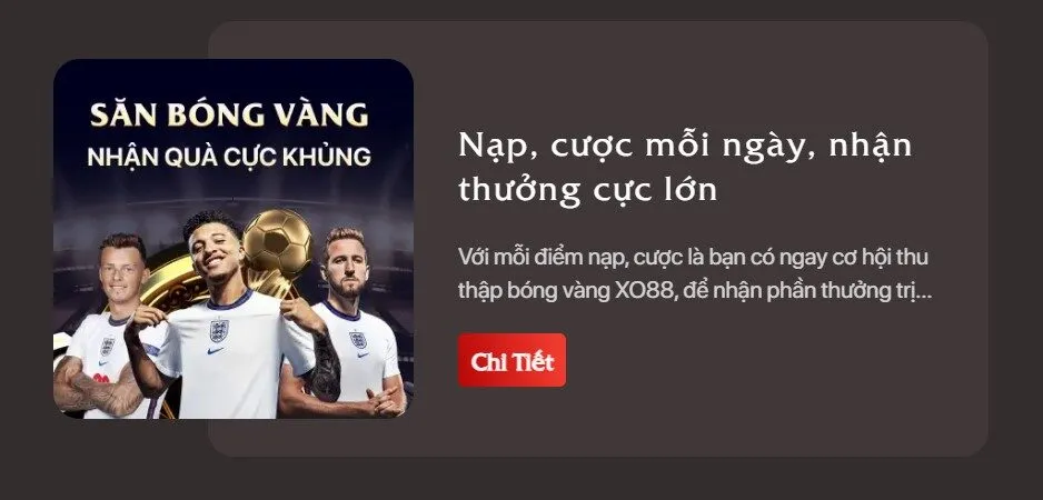 Người chơi cá cược mỗi ngày nhận ngay thưởng lớn hấp dẫn